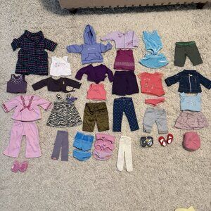 NOT FOR SALE American Girl & Pleasant Company 18" Doll Clothes and Shoes Lot